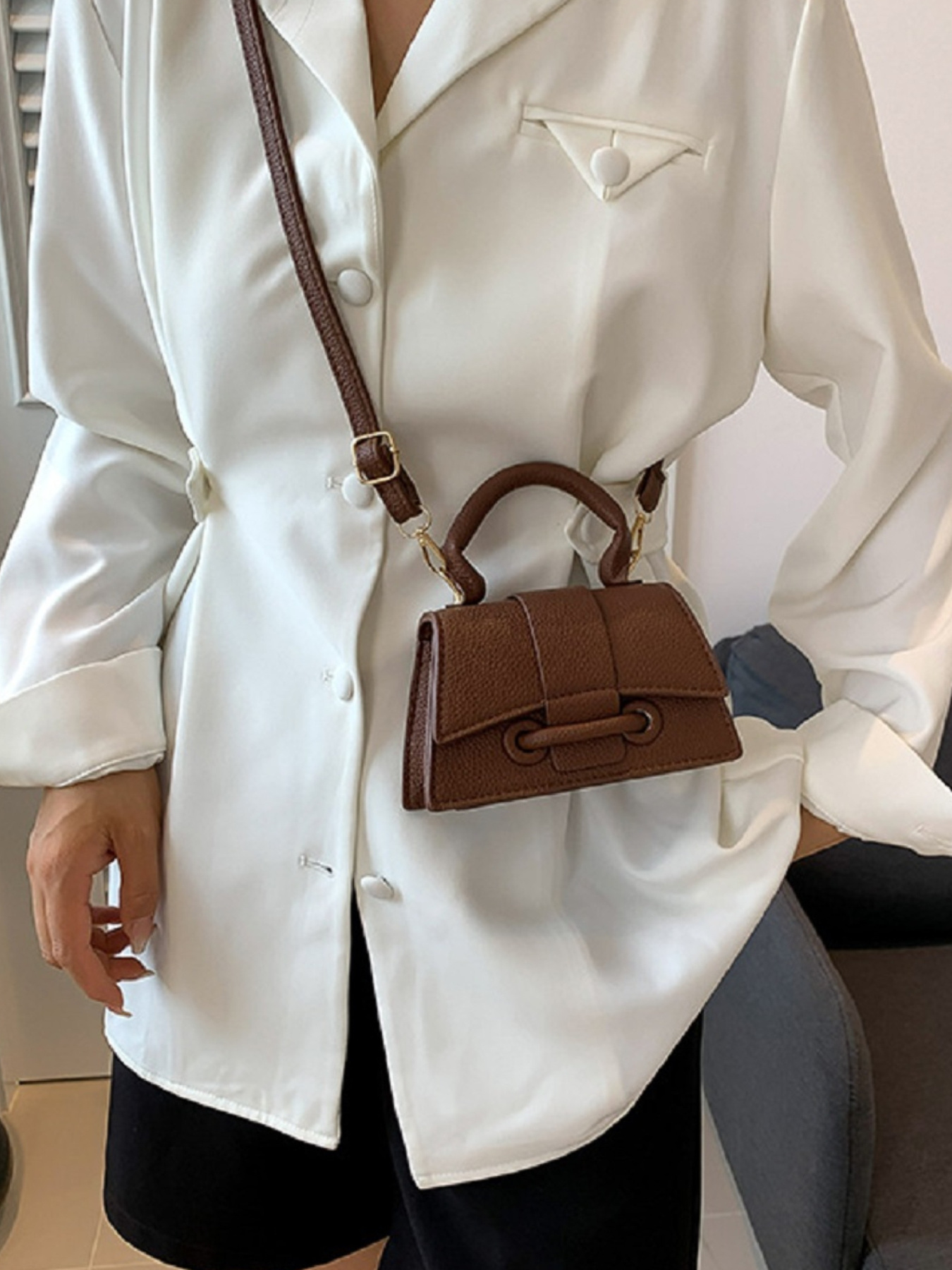 Кросс-боди RoyalBag модель P2-8557DB Фото