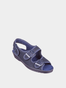 Босоножки Casual модель Кеж-47059 dark blue Фото