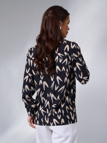 Рубашка ISSA Plus модель 15093_черный Фото