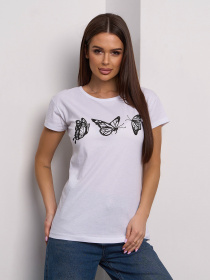 Футболка ISSA Plus модель WN20-596_белый Фото