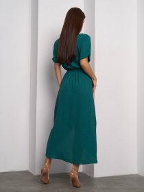 Платье миди ISSA Plus модель 13936_зеленый Фото