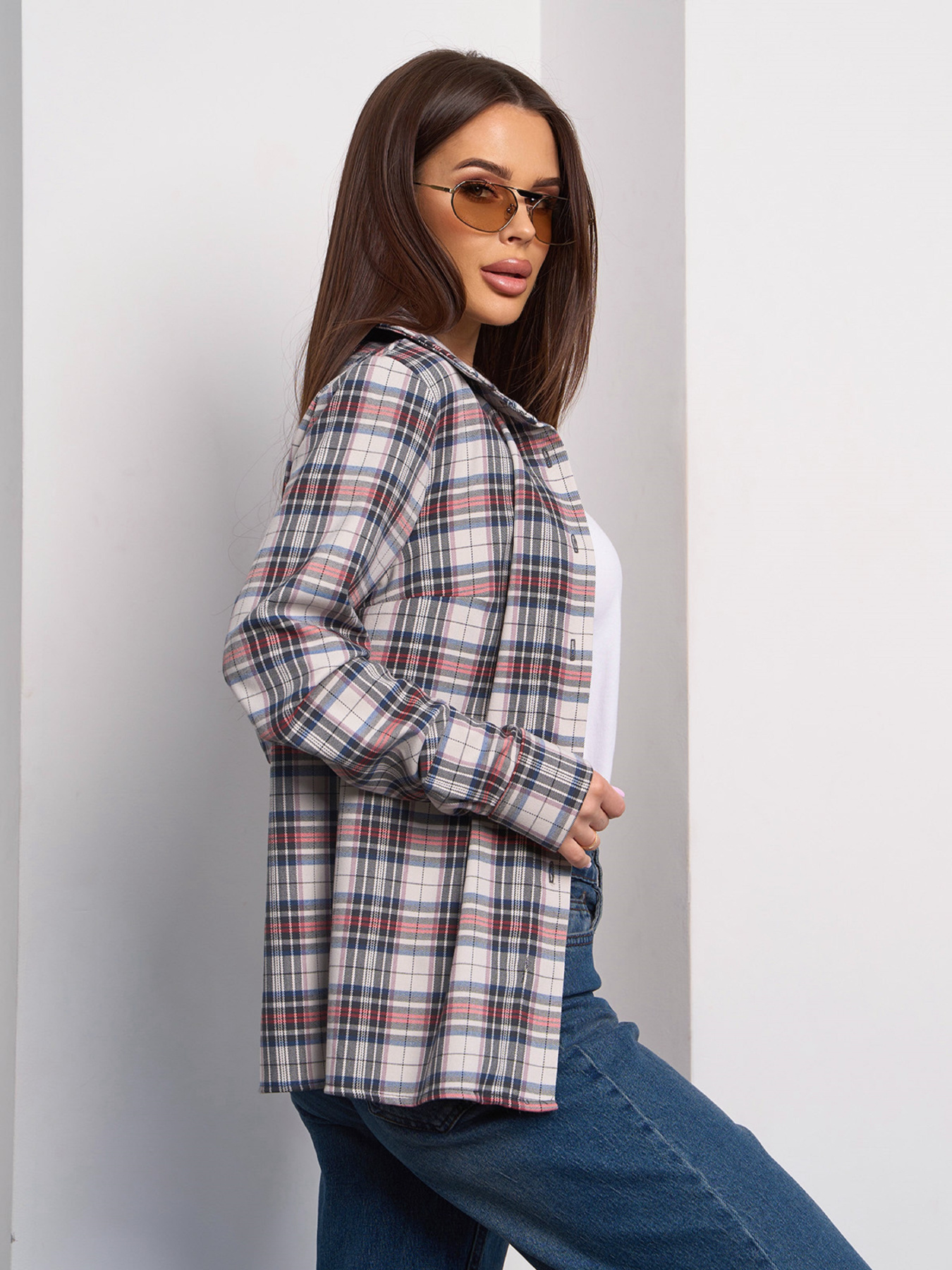 Сорочка повсякденна ISSA Plus модель 15104_мультиколор Фото