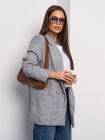 Пиджак ISSA Plus модель 15107_серый Фото