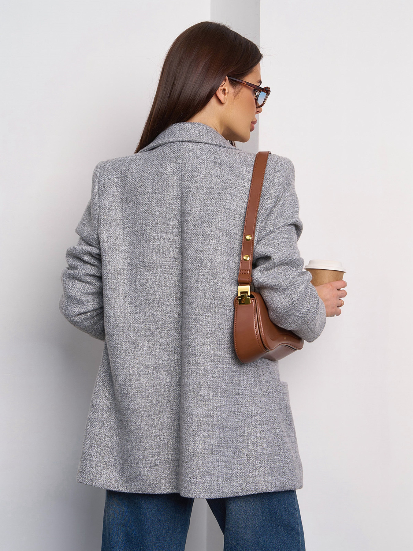 Піджак ISSA Plus модель 15107_серый Фото