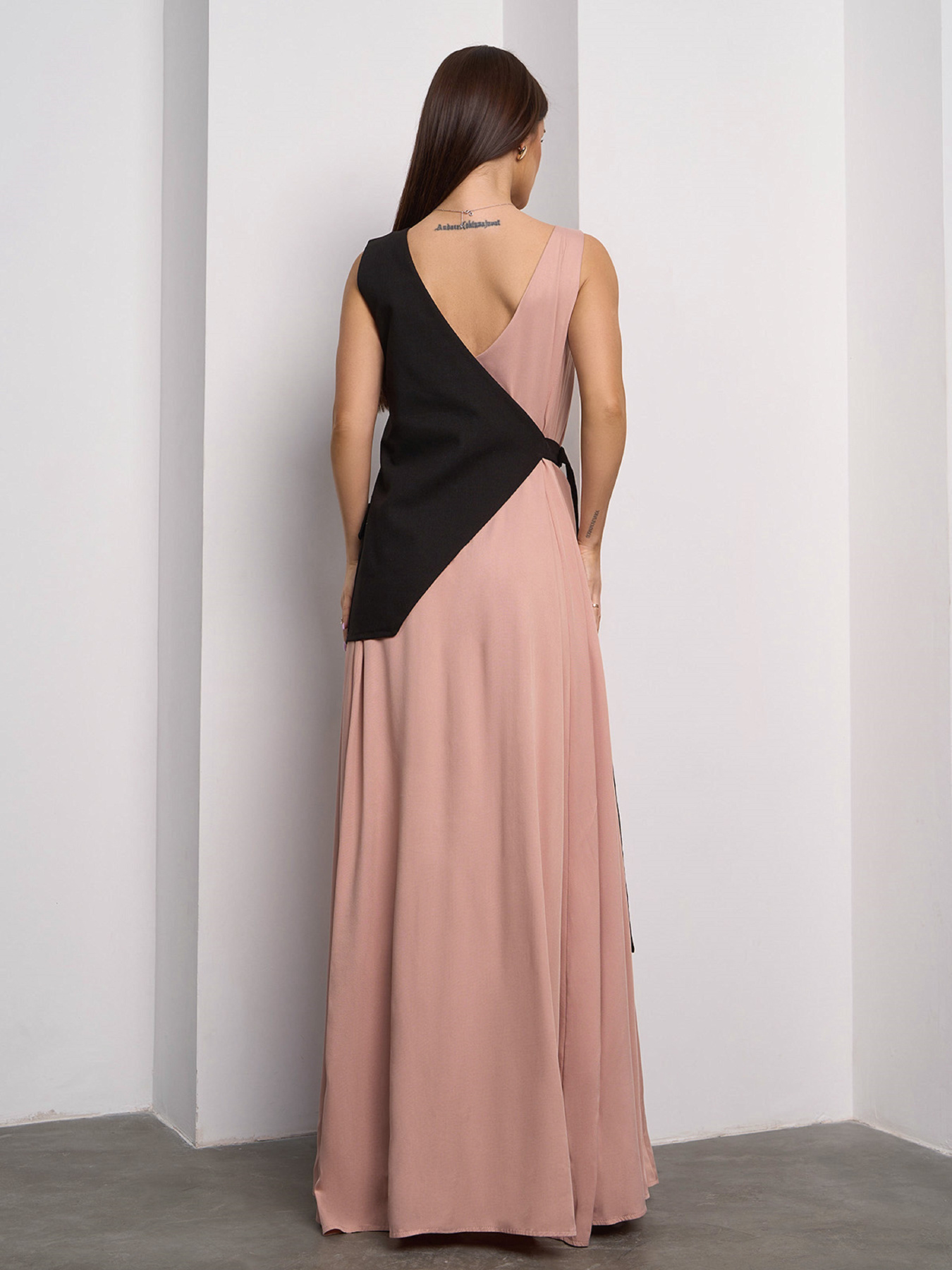 Сарафан ISSA Plus модель 14625_бежевый Фото