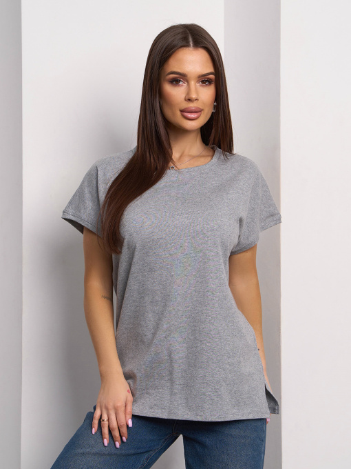 Футболка ISSA Plus модель 15097_светло_серый Фото