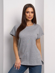 Футболка ISSA Plus модель 15097_светло_серый Фото