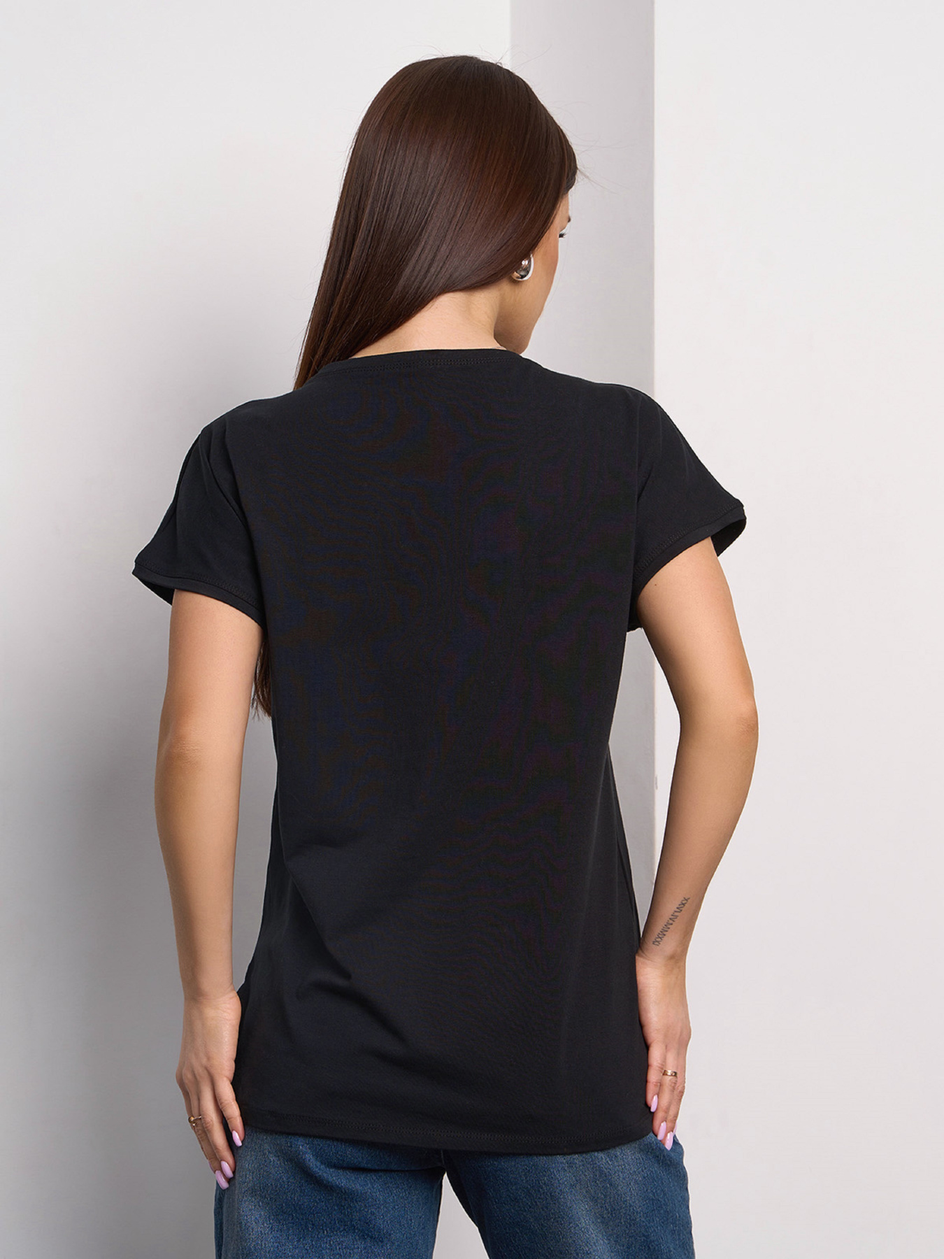 Футболка ISSA Plus модель 15097_черный Фото