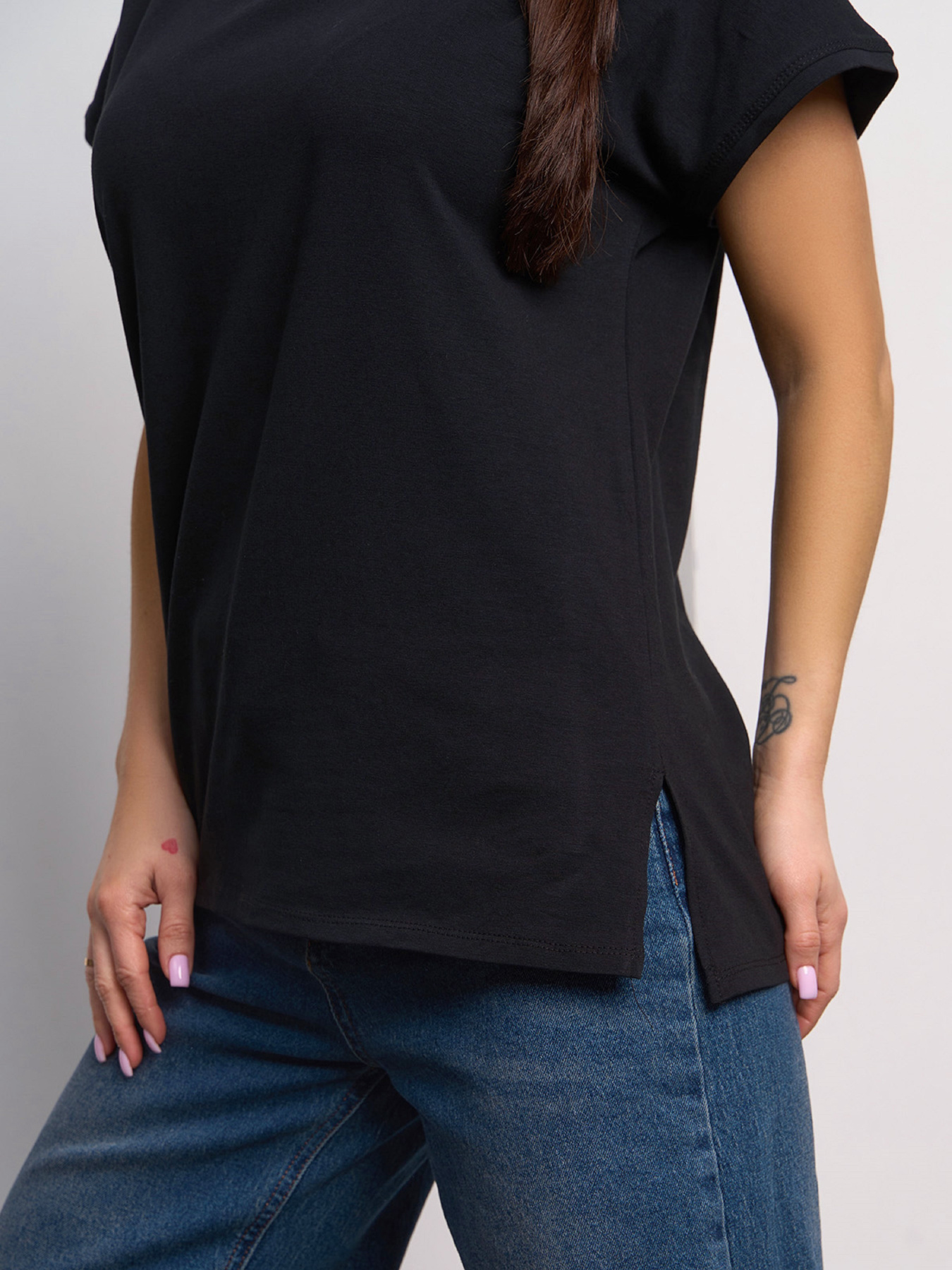 Футболка ISSA Plus модель 15097_черный Фото