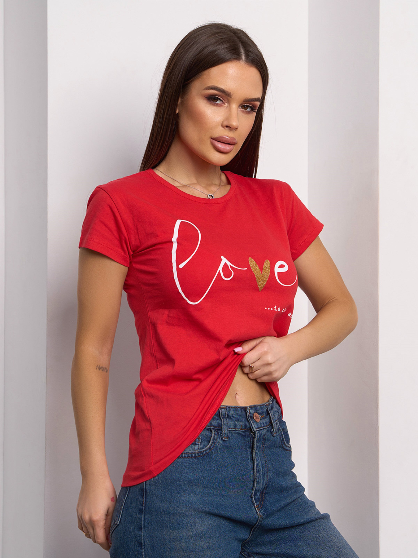 Футболка ISSA Plus модель WN20-625_красный Фото