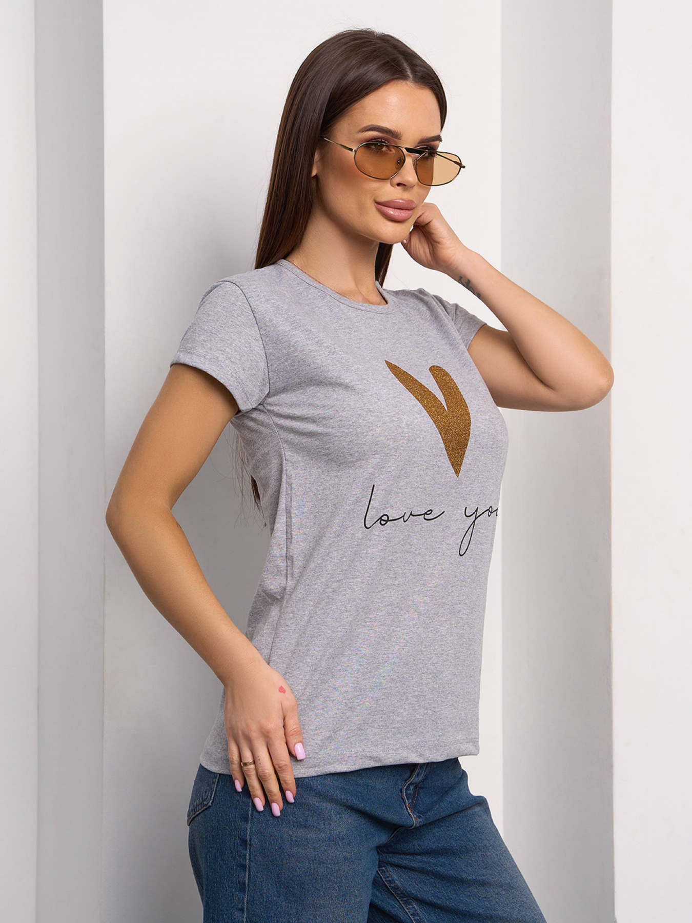 Футболка ISSA Plus модель WN20-626_серый Фото