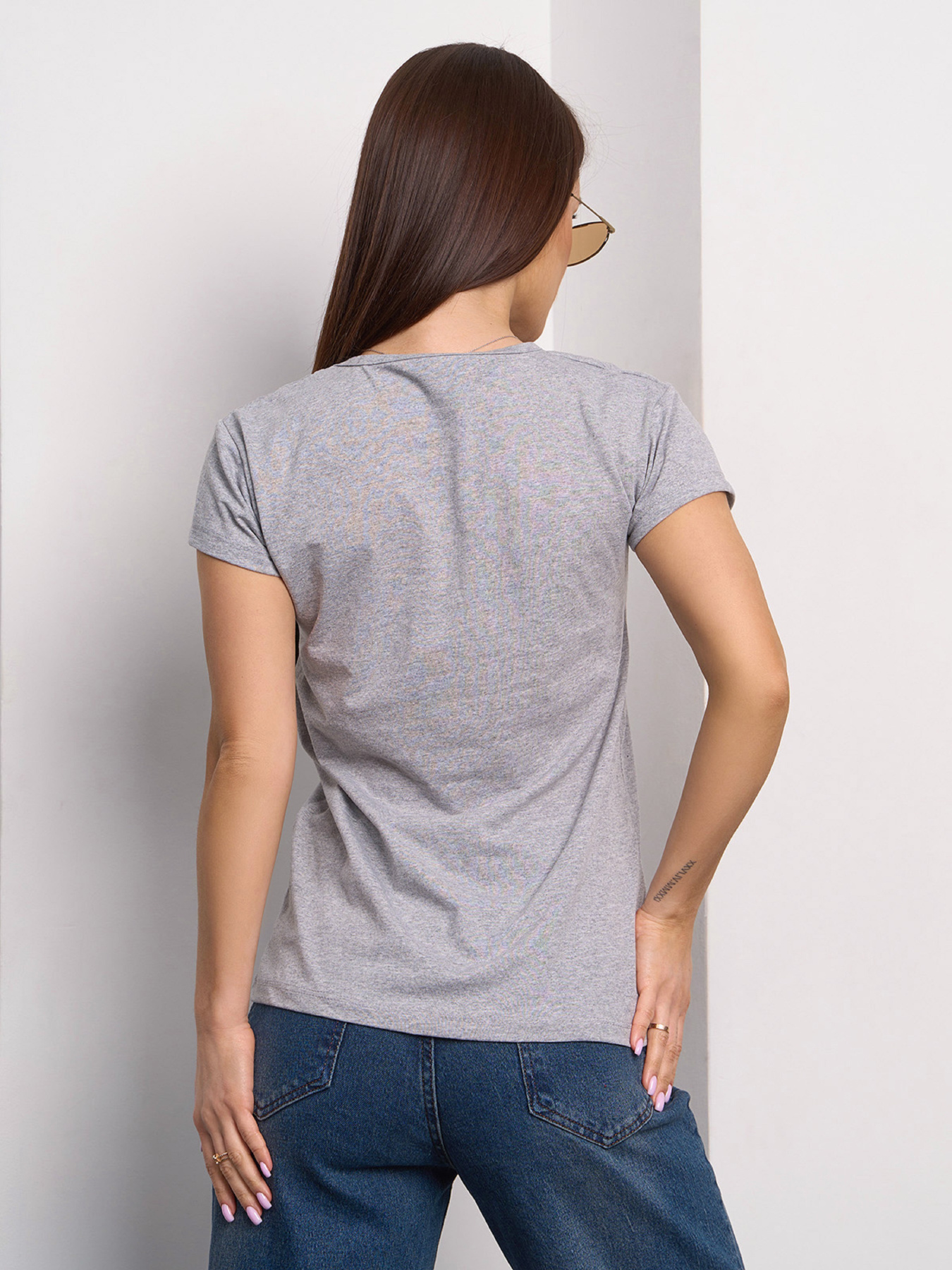 Футболка ISSA Plus модель WN20-626_серый Фото