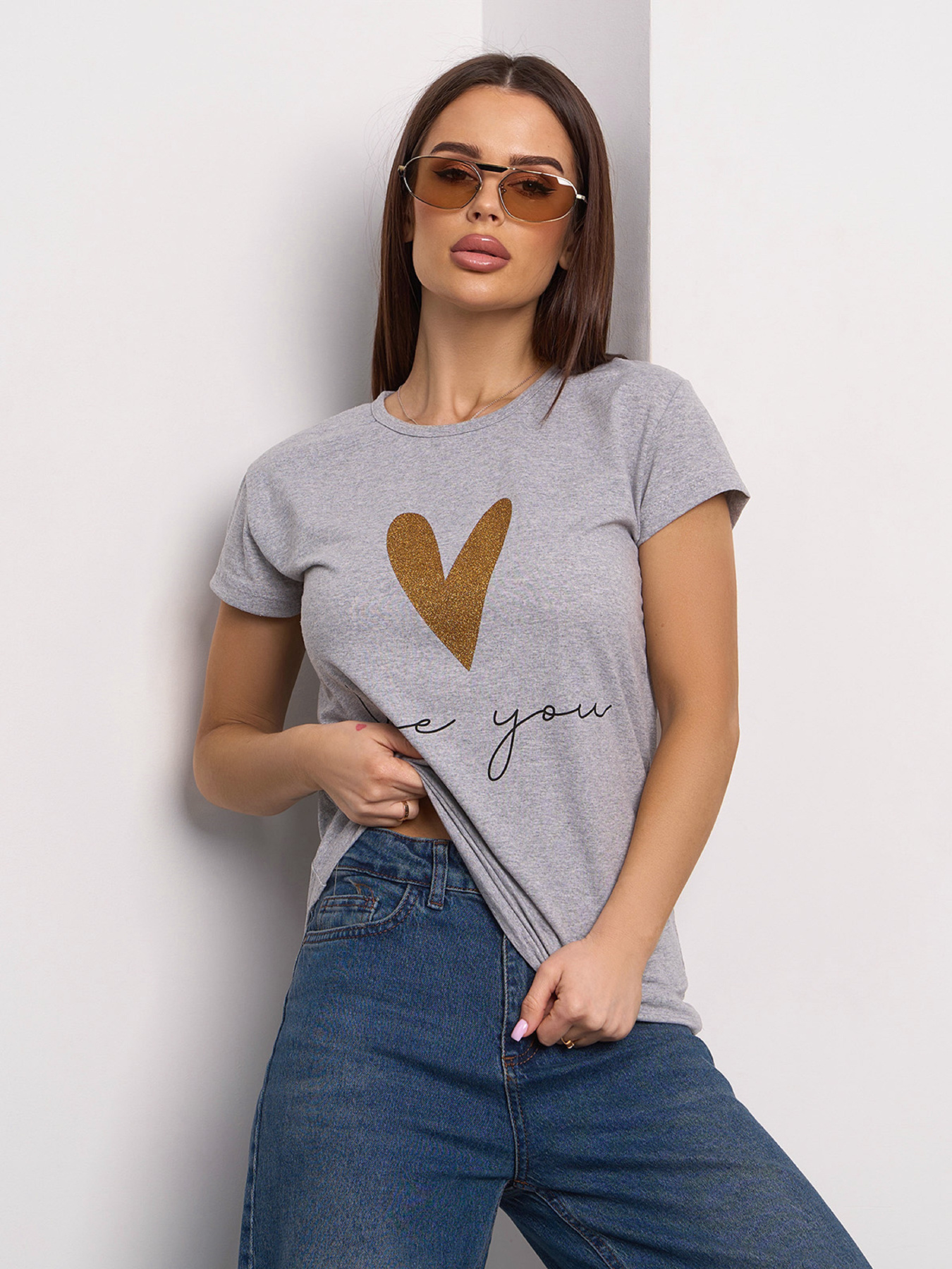 Футболка ISSA Plus модель WN20-626_серый Фото