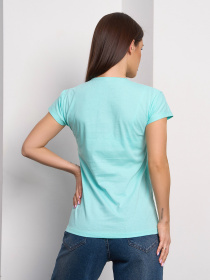 Футболка ISSA Plus модель WN20-705_мятный Фото