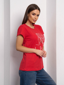 Футболка ISSA Plus модель WN20-705_красный Фото