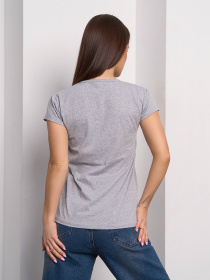 Футболка ISSA Plus модель WN20-706_серый Фото