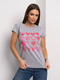 Футболка ISSA Plus модель WN20-706_серый Фото