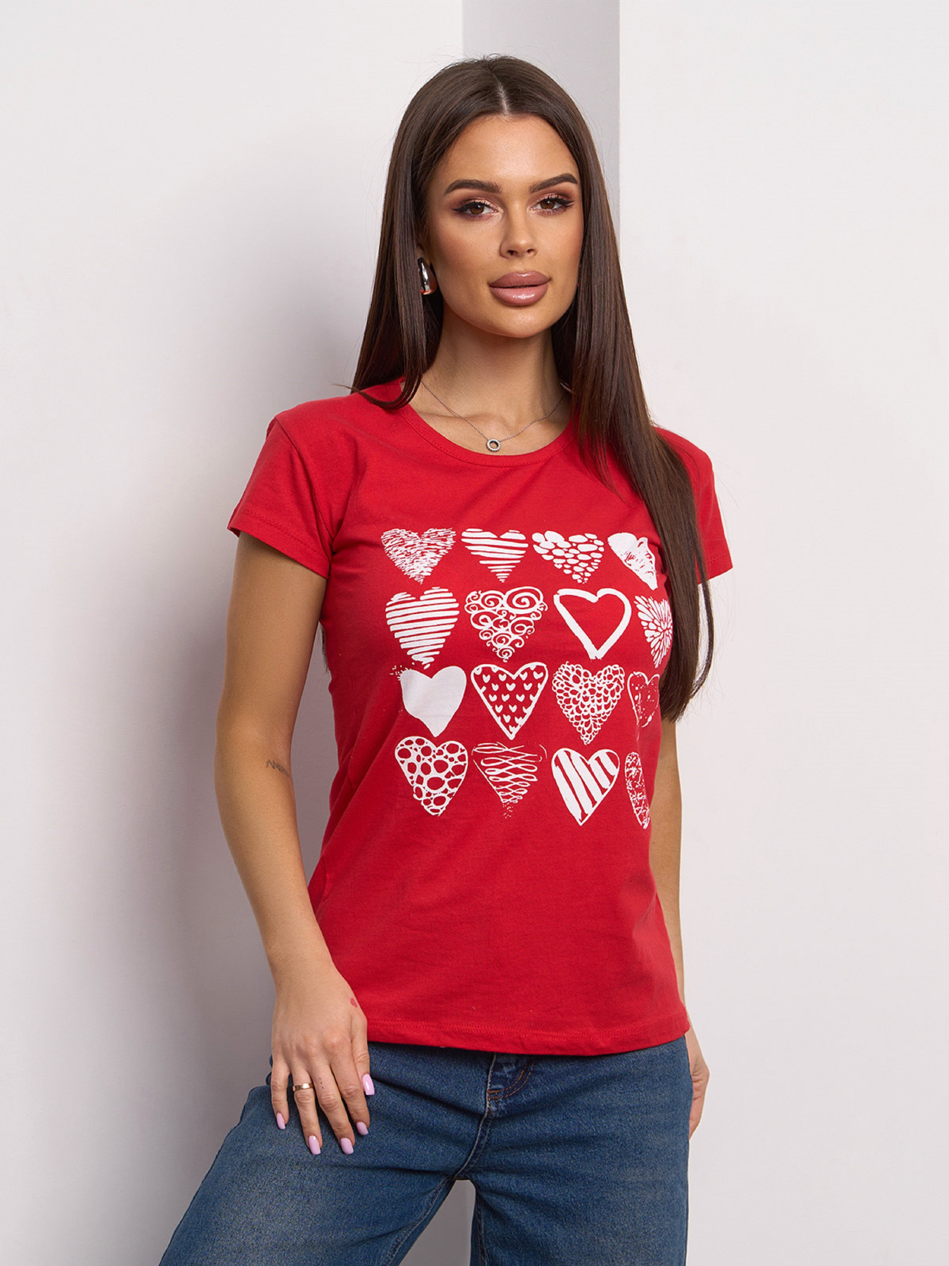 Футболка ISSA Plus модель WN20-706_красный Фото