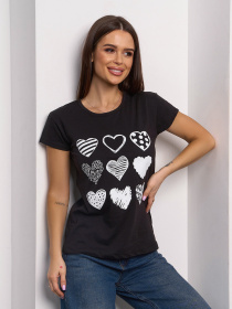 Футболка ISSA Plus модель WN20-707_черный Фото