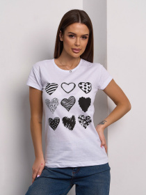 Футболка ISSA Plus модель WN20-707_белый Фото