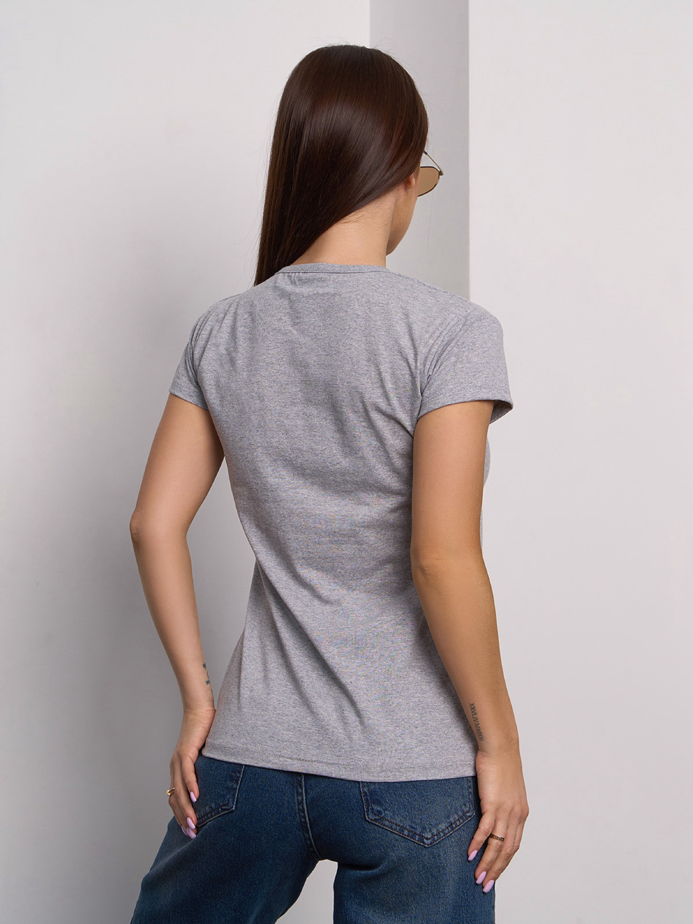 Футболка ISSA Plus модель WN20-707_серый Фото