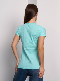 Футболка ISSA Plus модель WN20-707_мятный Фото