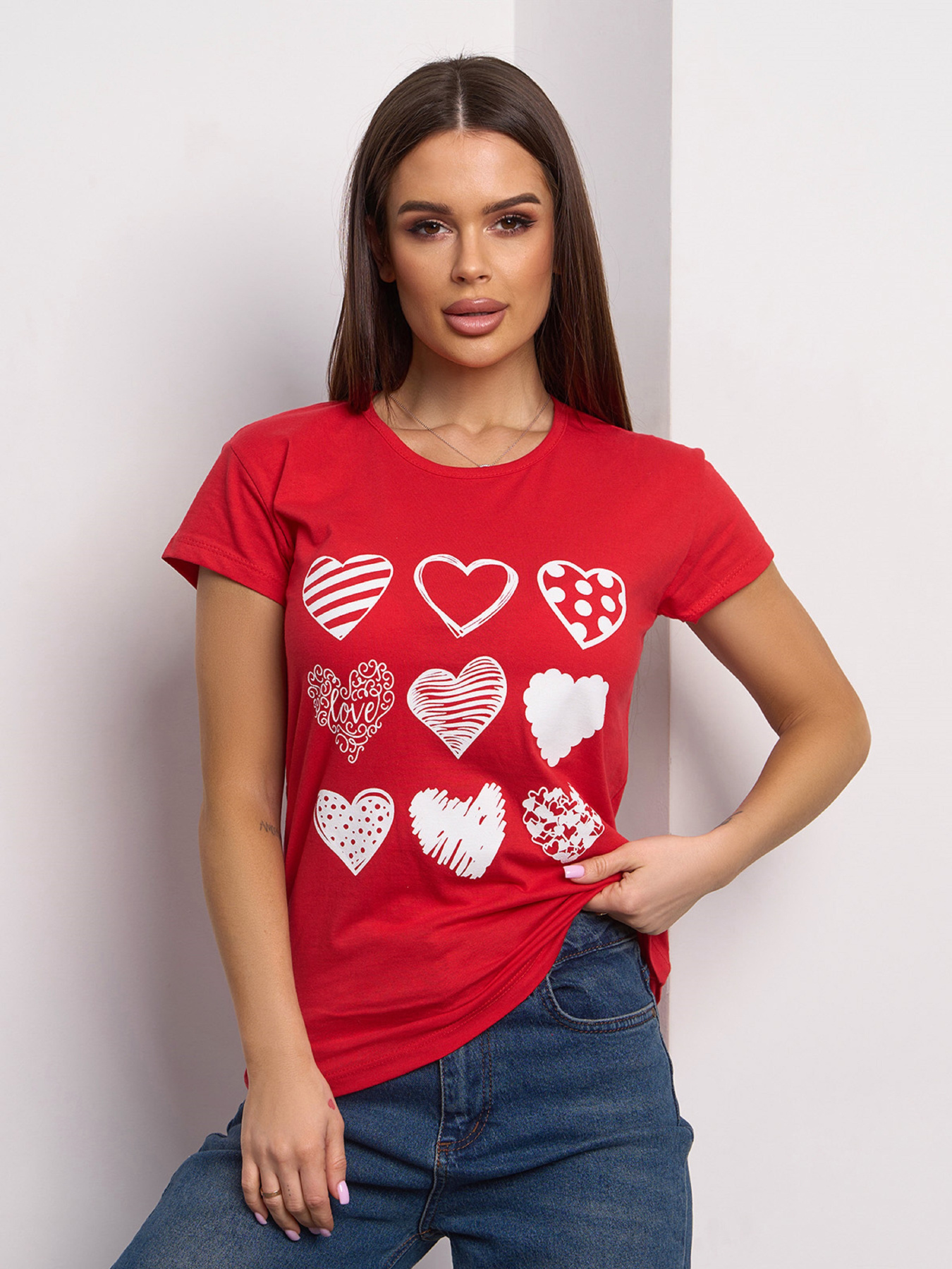 Футболка ISSA Plus модель WN20-707_красный Фото