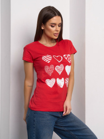 Футболка ISSA Plus модель WN20-707_красный Фото