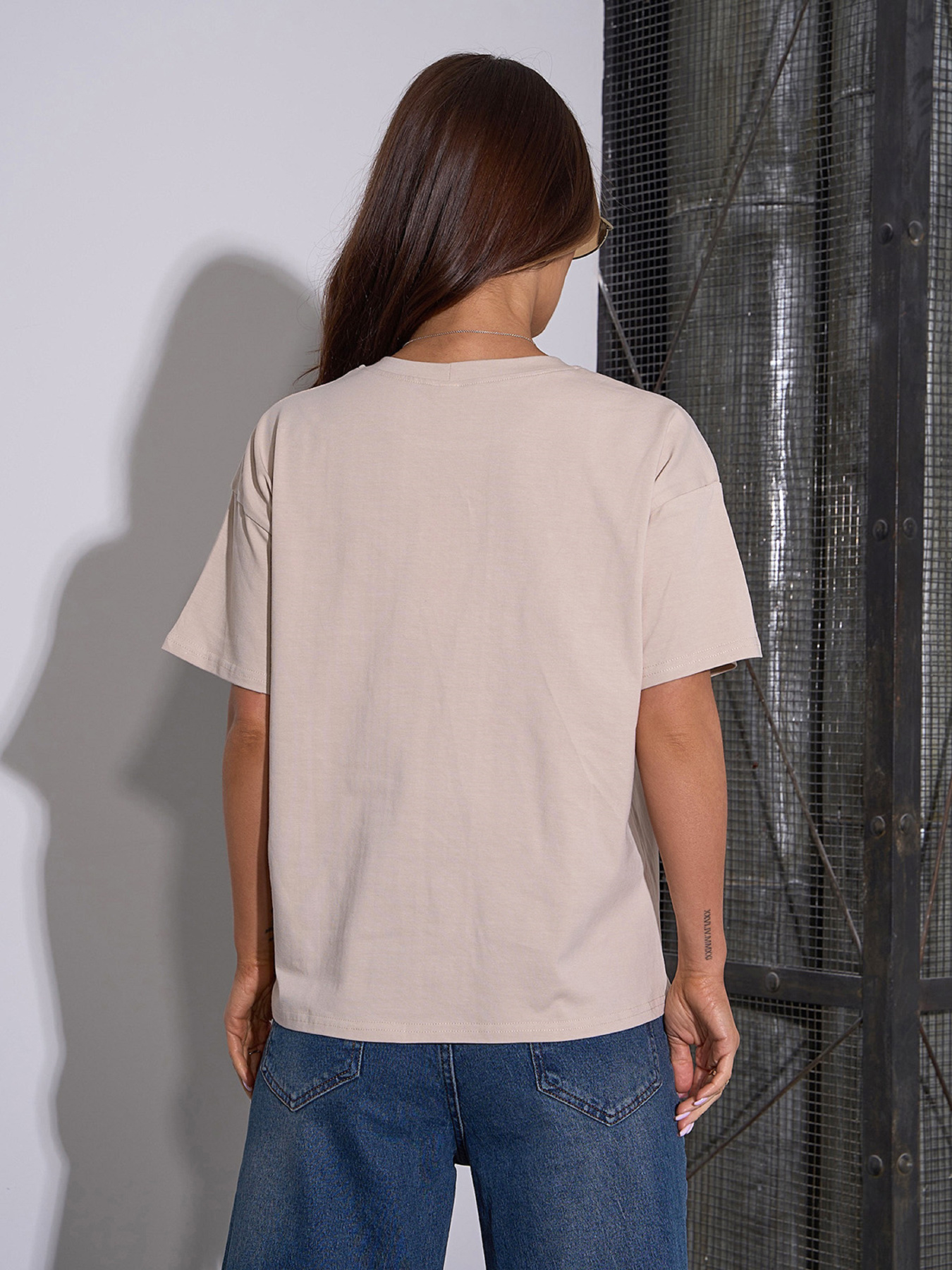 Футболка ISSA Plus модель SA-605_бежевый Фото