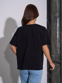 Футболка ISSA Plus модель SA-606_черный Фото