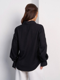 Сорочка повсякденна ISSA Plus модель SA-609_черный Фото