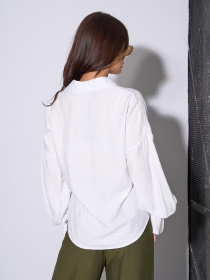 Сорочка ISSA Plus модель SA-609_белый Фото