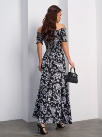 Сукня максі ISSA Plus модель SA-611_черный Фото