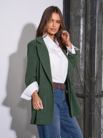 Пиджак ISSA Plus модель 15071A_хаки Фото