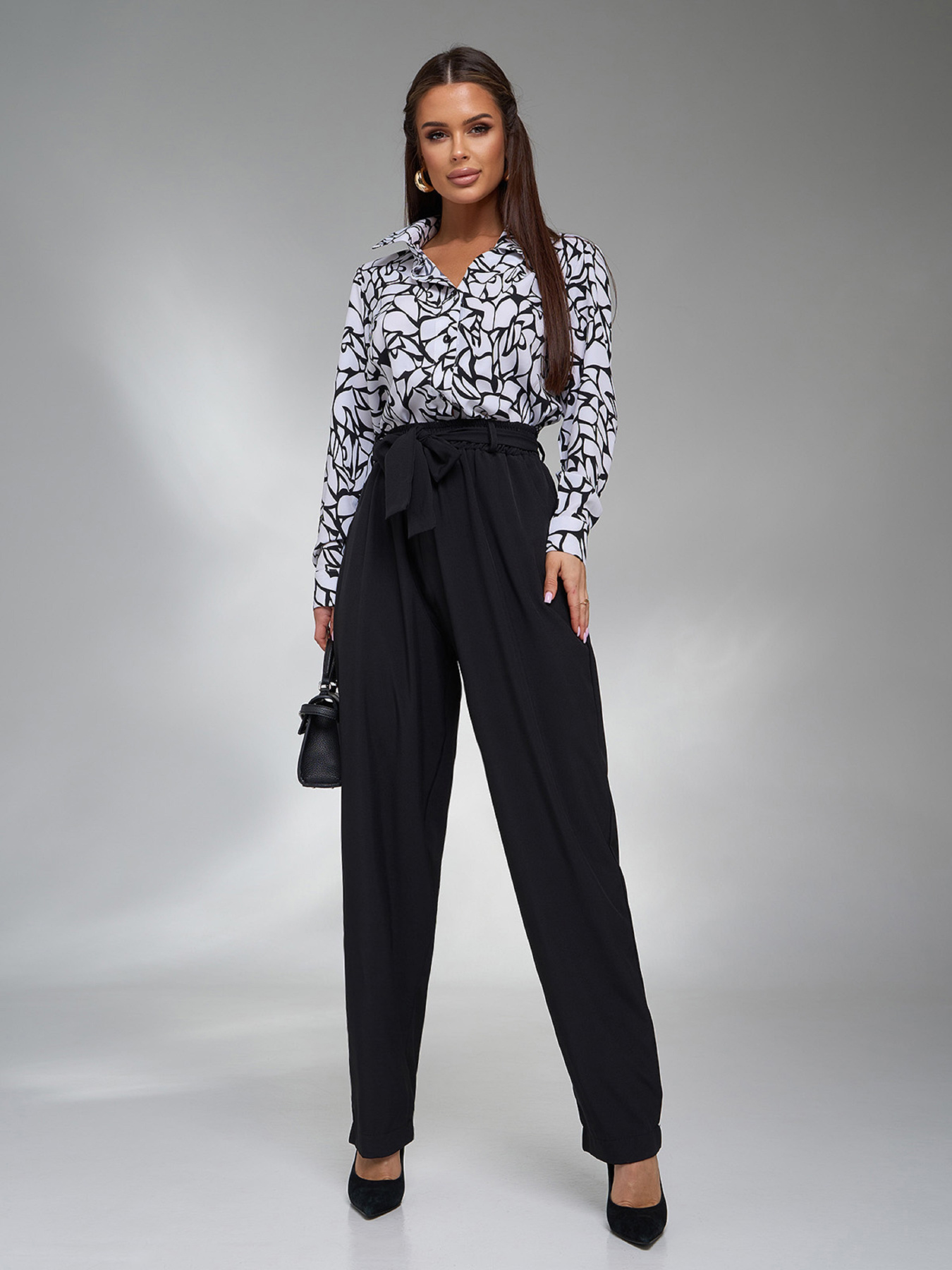 Рубашка повседневная ISSA Plus модель 15120_белый Фото