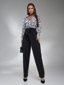 Рубашка повседневная ISSA Plus модель 15120_белый Фото