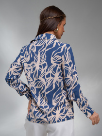 Сорочка повсякденна ISSA Plus модель 15121_синий Сорочка повсякденна ISSA Plus модель 15121_синий Фото