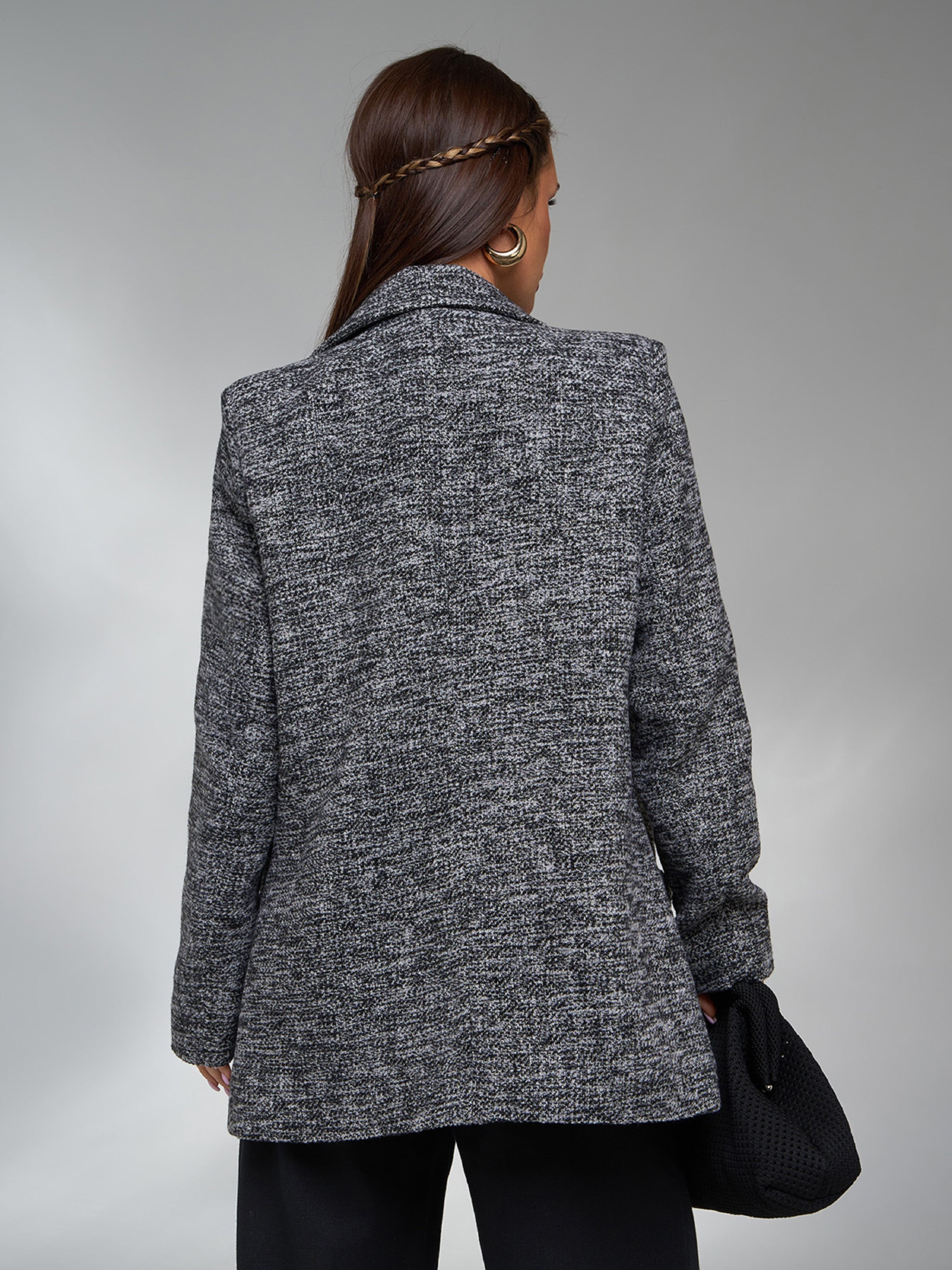 Піджак ISSA Plus модель 15107A_серый Фото