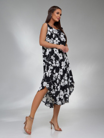 Сарафан ISSA Plus модель 14748_черный Сарафан ISSA Plus модель 14748_черный Фото