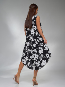 Сарафан ISSA Plus модель 14748_черный Сарафан ISSA Plus модель 14748_черный Фото