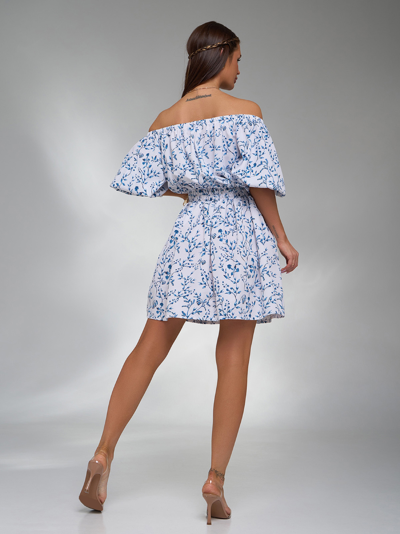 Сукня міні ISSA Plus модель SA-607_белый Фото