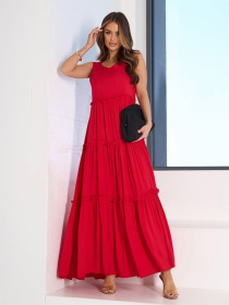 Сарафан ISSA Plus модель 14671_красный Фото