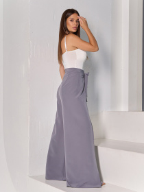 Палаццо ISSA Plus модель 14831A_серый Палаццо ISSA Plus модель 14831A_серый Фото