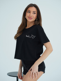 Футболка ISSA Plus модель WN20-709_черный Фото