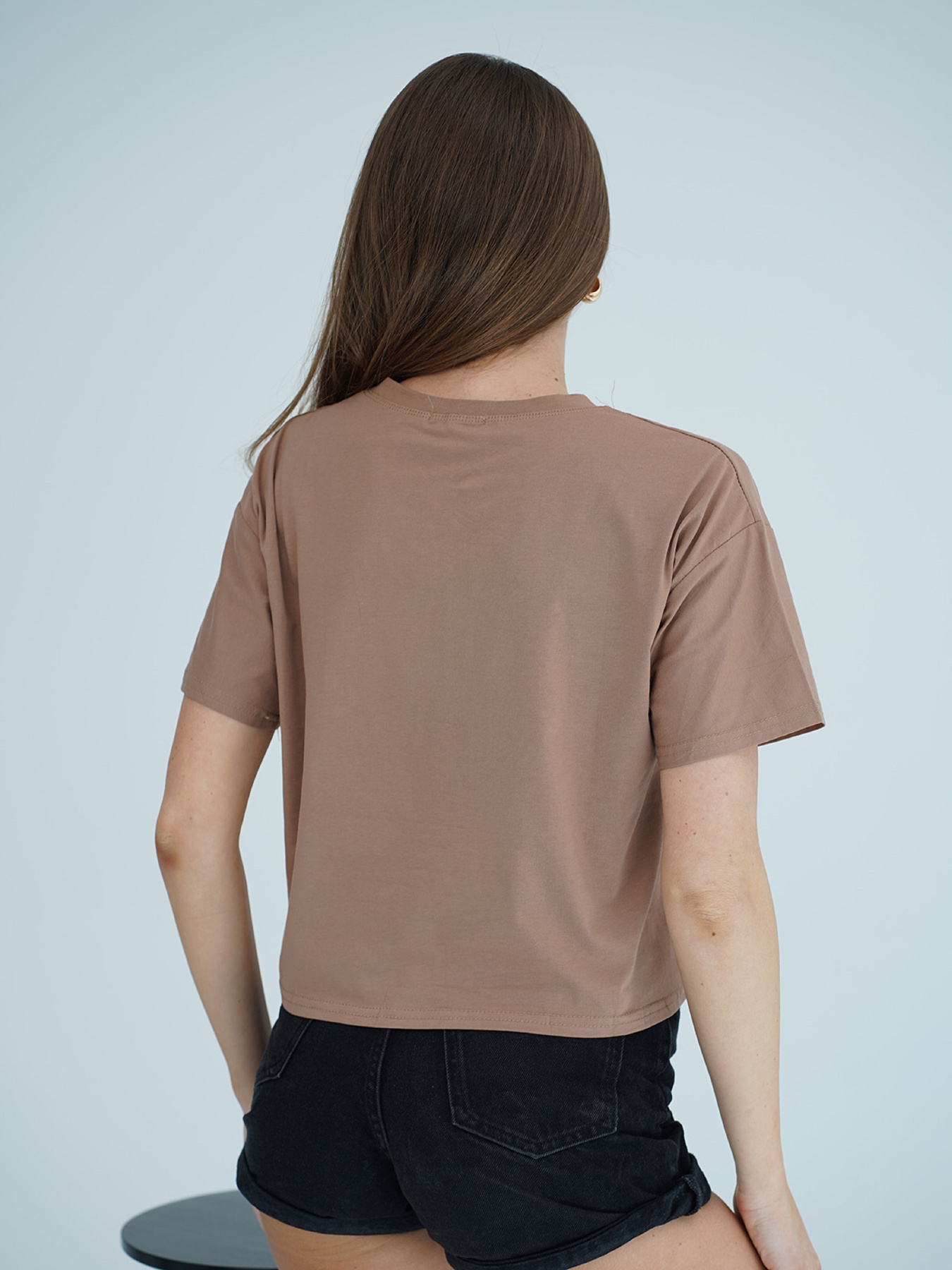 Футболка ISSA Plus модель WN20-709_коричневый Фото