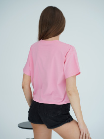 Футболка ISSA Plus модель WN20-709_розовый Футболка ISSA Plus модель WN20-709_розовый Фото