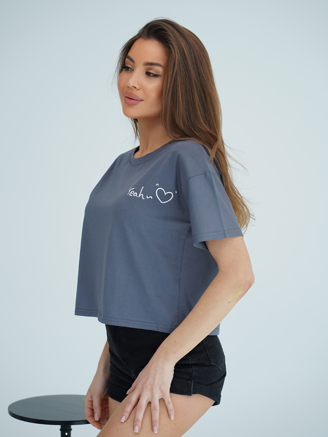 Футболка ISSA Plus модель WN20-709_темно_серый Фото