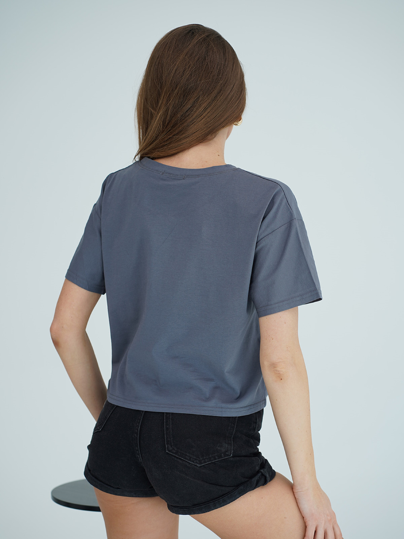 Футболка ISSA Plus модель WN20-709_темно_серый Фото