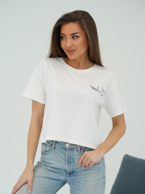 Футболка ISSA Plus модель WN20-709_белый Фото