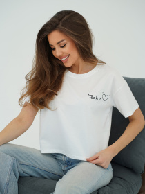 Футболка ISSA Plus модель WN20-709_белый Футболка ISSA Plus модель WN20-709_белый Фото